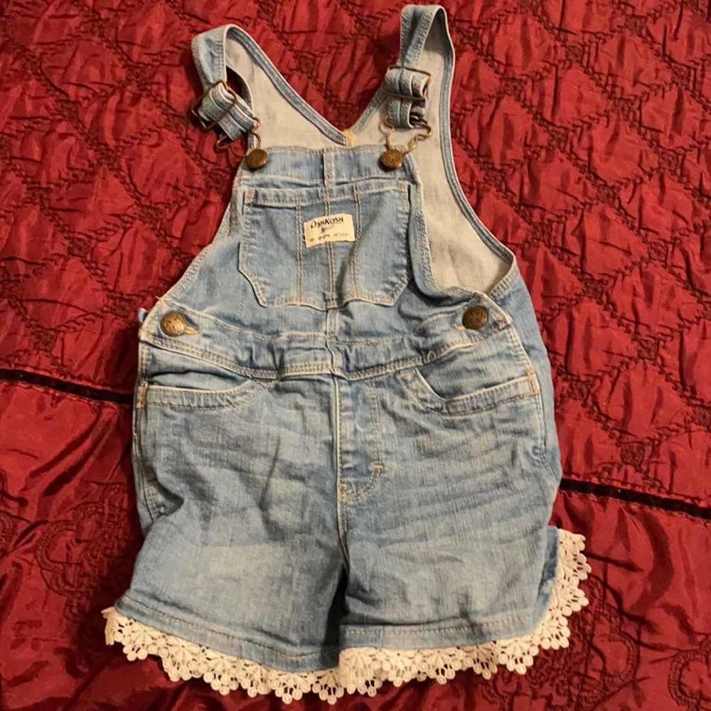 Girls overall shorts